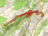 Route de Martherenges da Moudon