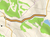 Route de Mazères via Bois de Brouget