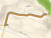 Route de Mazères from Borde Neuve