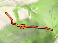 Route de Moncey da Chaudefontaine via Route de Moncey
