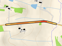 Route de Montesquiou da La Baradée