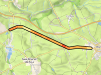 Montmarault via Route de Montluçon