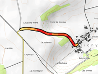 Route de Montmédy da Flassigny