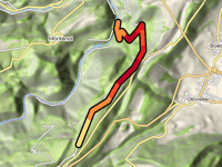 Route de Montmelon depuis Montmelon-Dessous
