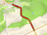 Route de Neufchâteau von Celles
