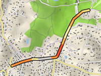Route de Nice da Château de la Bégude