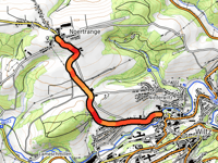 Route de Noertrange da Wiltz