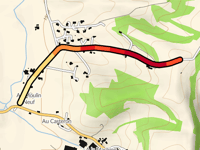 Route de Pessan da Au Moulin Neuve