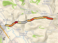 Route de Pessan desde Pavie