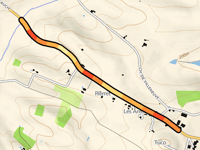 Route de Polastron z L'Esquinson
