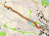 Route de Polastron z Samatan