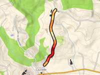 Route de Pouillon da Cauneille