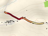 Route de Poyaller z La Gouaougue