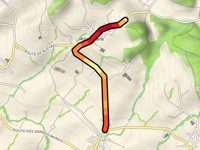 Route de Romanens da Sâles