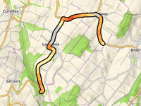 Route de Romont via Lovatens