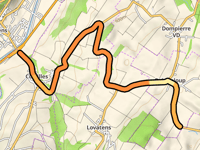 Route de Romont da Lucens via En Prassy