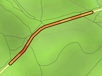Route de Roquefort da Roquefort-les-Pins