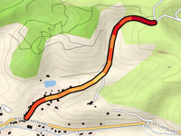 Route de Roquetaillade z Pessan