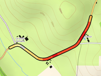 Gazignat über Route de Saint Alyre