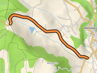 Route de Saint-Martin-le-Vieil from Montolieu