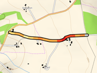 Route de Saint Pierre via Les Baraillès