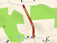 Route de Saint-Pierre from Montaut