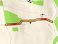 Route de Saint Pierre via Saint Cricq