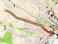 Route de Saint Soulan from Samatan