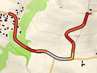 Route de Saint Sulpice z Mauzac