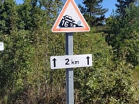 Route de Sainte-Croix von Ravin d'Embougues
