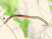 Route de Samadet from Aboucave
