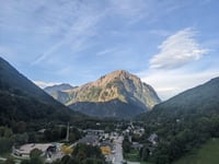 Route de Sardonne vanuit Barrage du Verney / Allemont