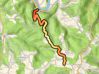 Route de Sauzet from Albas