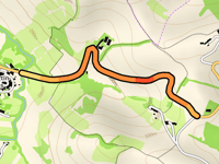 Route de Saverdun desde Saint Martin d'Oydes