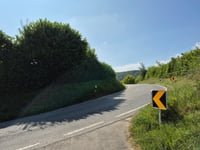 Route de Schoenfels from Schoenfels