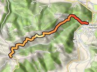 Route de Ségonzac von Vabres l'Abbaye