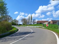 Route de Tamines depuis Fosses-la-Ville