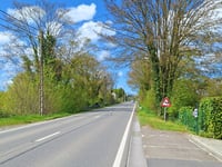 Route de Tamines depuis Fosses-la-Ville