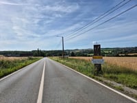 Route de Tamines z Fosses-la-Ville