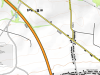 Rivaustrée przez Route de Tamines