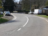 Route de Tancrémont von Pepinster über Voie Constant