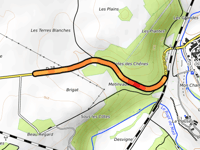 Route de Thiaucourt da Jaulny