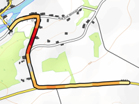 Route de Thuin von Labuissière