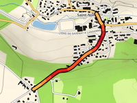 Route de Toulgrand von Saint Nolff