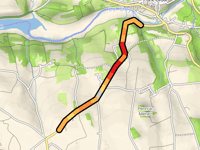 La Croix Donnart von Pont Croix über Route de Trohonan
