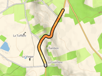 La Guerrière via Route de Vaas