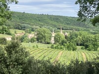 Route de Valbonne depuis Saint-Laurent-de-Carnols