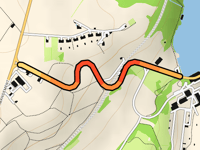 Route de Verbois desde Aire-la-Ville