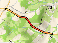 Route de Vic en Bigorre depuis Viellepinte