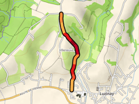 Route de Villeneuve depuis Luzinay
